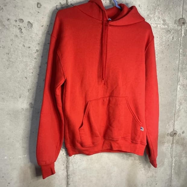 [M]90s USA 러셀 후드 레드