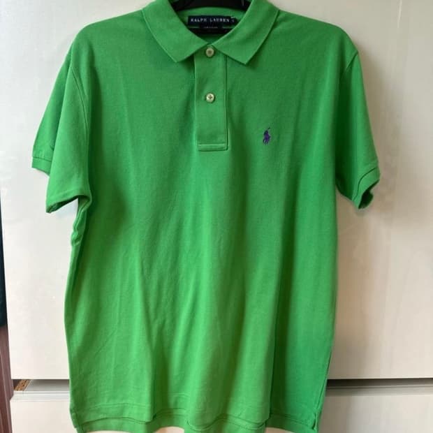 폴로랄프로렌 반팔 카라티 그린