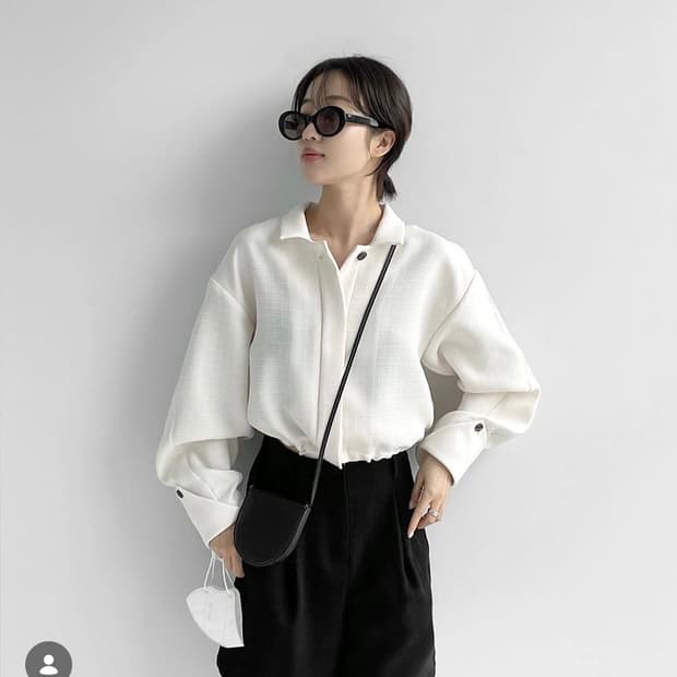 에핑글러 아이보리자켓 블루종