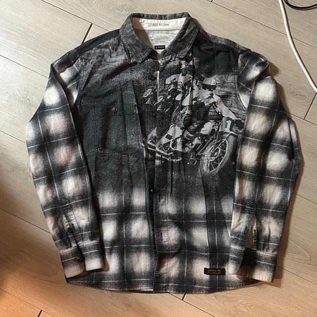 네이버후드 라이더 플란넬셔츠