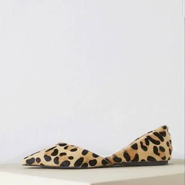 (마지막특가) 마뗑킴 호피 플랫슈즈 235