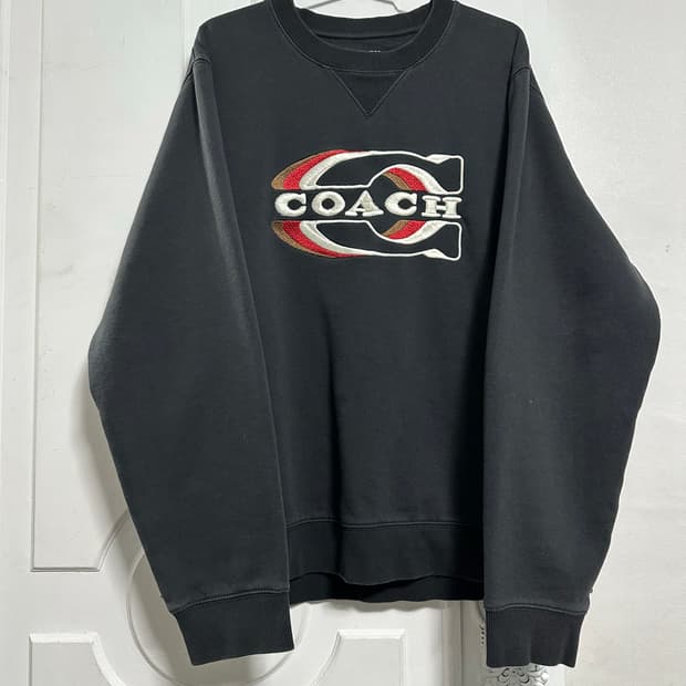 코치 로고 맨투맨