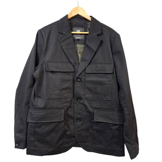 (특별할인가)G-Star RAW 블랙 포켓 자켓(L)택없음 /디피용