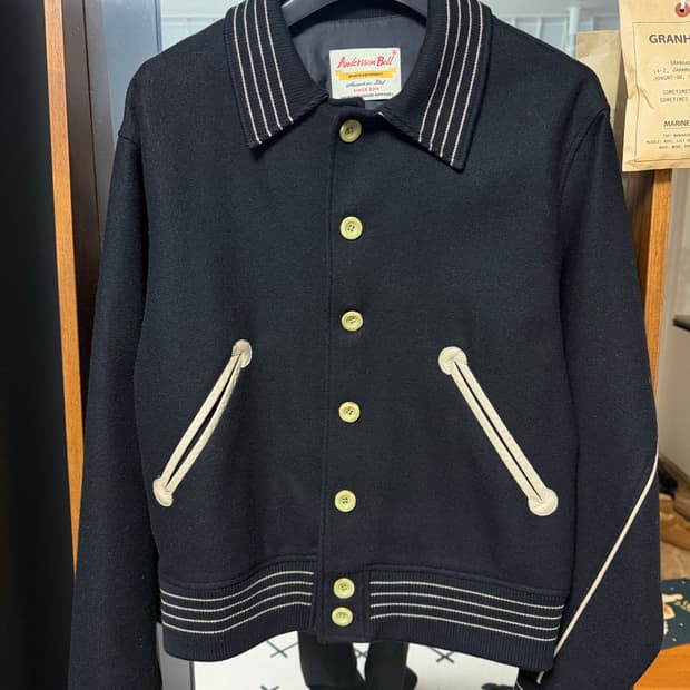 앤더슨벨 써니 바시티 가디건 자켓 M