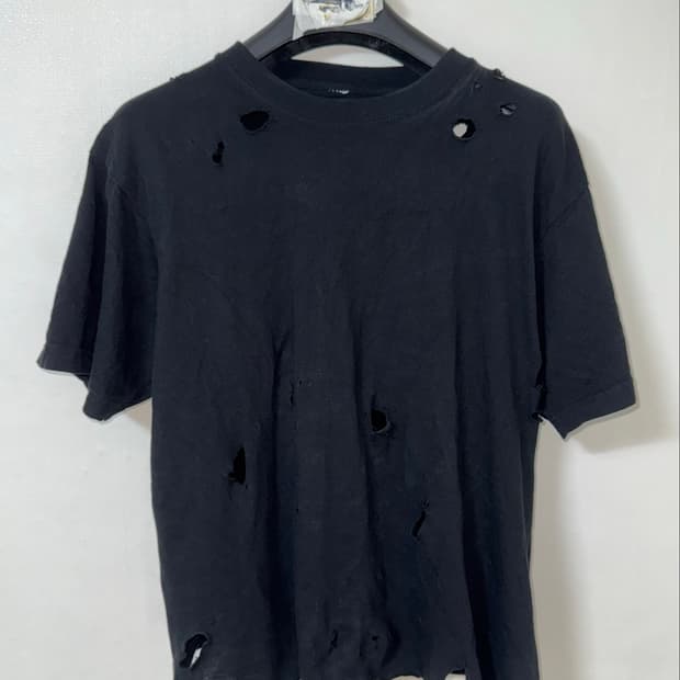 Vintage Distressed Black T-Shirt