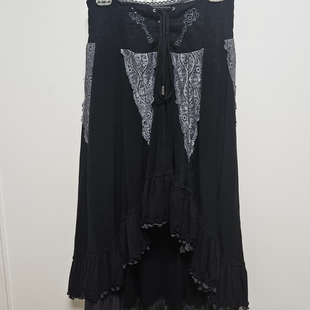 오즈온 ozz on angelo 언발란스 치마 오리엔탈공겜여주고스고스로리