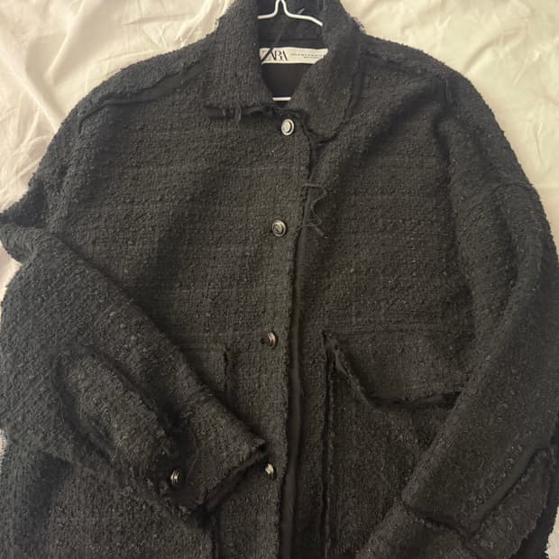 자라 트위드자켓
