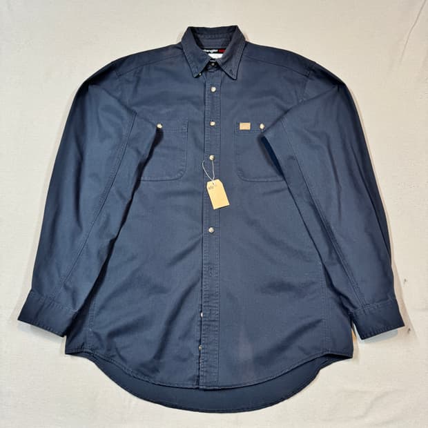 L) Wrangler 랭글러 투포켓 워크웨어 코튼 셔츠 W51