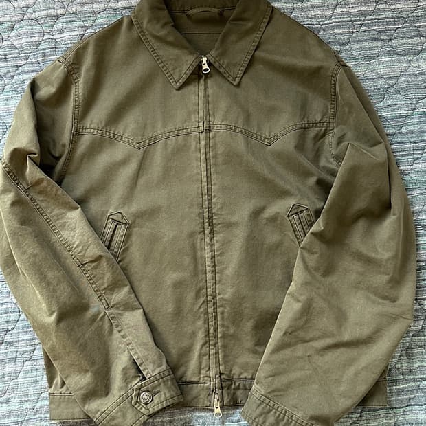 999휴머니티 Western Dyed Jacket (카키)