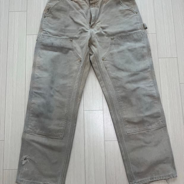 칼하트 더블니 브라운 빈티지