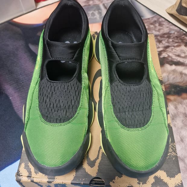 오클리 팩토리 팀  플래시 샌들 브레인 데드 그린 레몬