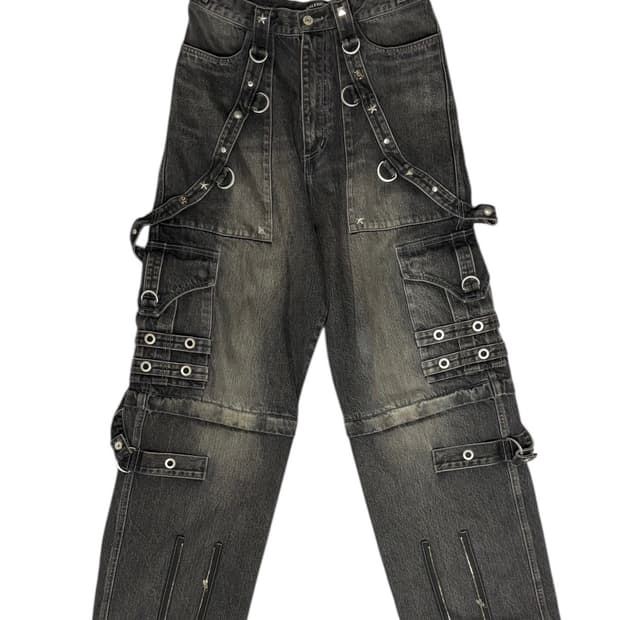 발렌시아가 레이버 데님 흑청 29