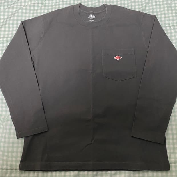 단톤 포켓 롱슬리브 차콜