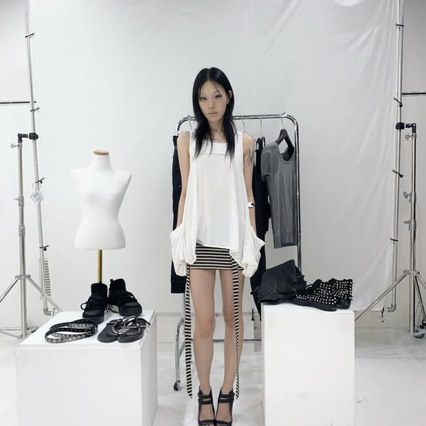 Balloon Pocket Long Tank Top