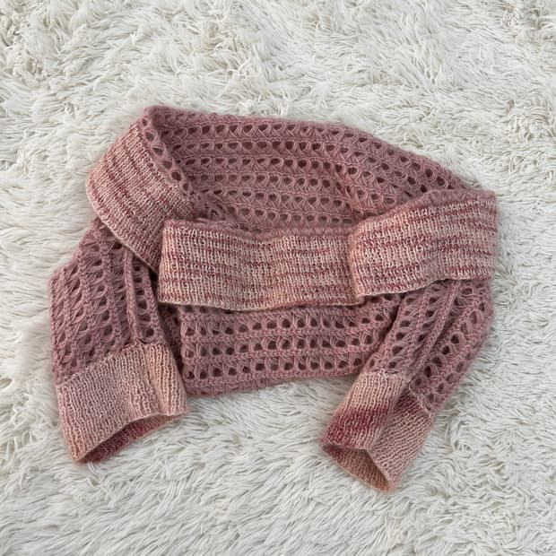 핑크볼레로가디건