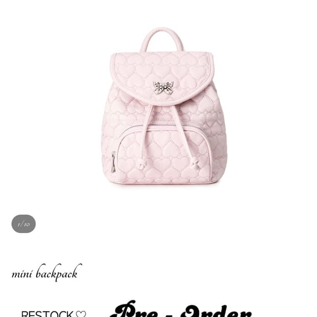 아이당클럽 미니 백팩 아이브 레이 이서 히메갸루