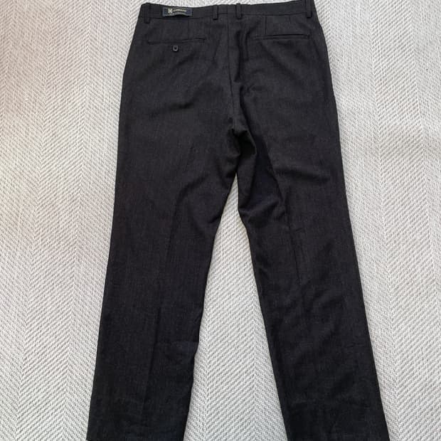  이태리 comero 브라운 테일러드 울 슬렉스 