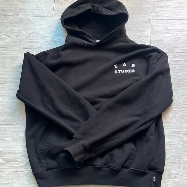아이앱 스튜디오 후드 블랙 L