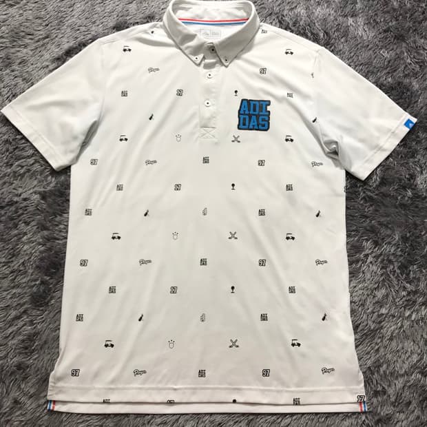 [L] 아디다스(ADIDAS) 골프 프린트 반팔 폴로티셔츠p714