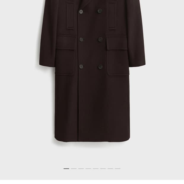 [새상품] 포터리 울 캐시미어 더블 브레스티드 코트 2
