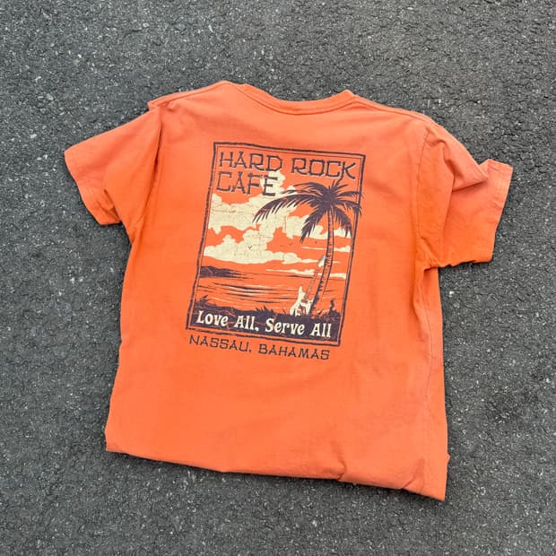 하드락카페 바하마스 반팔티셔츠 