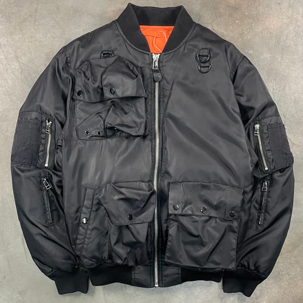 빈티지 멀티포켓 MA1 항공점퍼