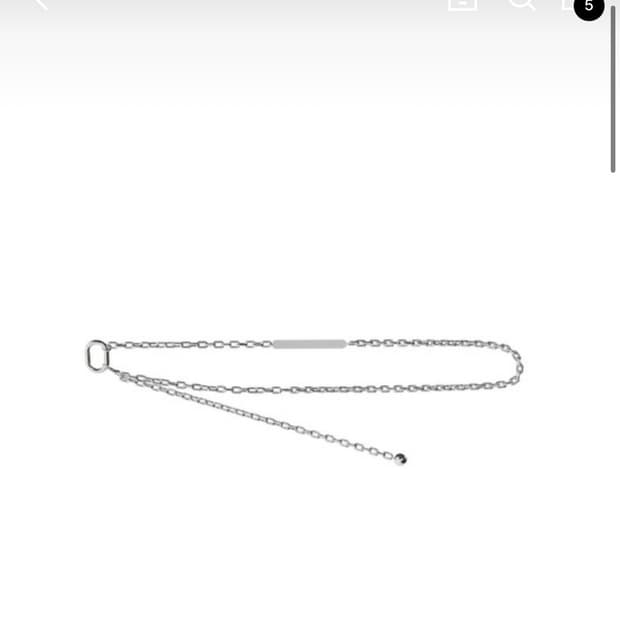 트리밍버드 Metal Belly Chain Belt 메탈 벨트 