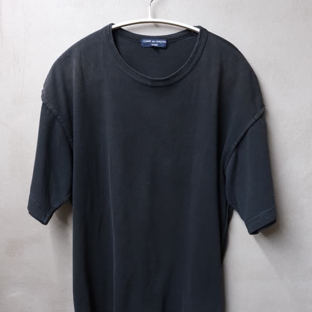 Comme des garcons homme 인사이드 아웃 반팔티 m