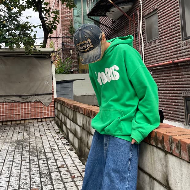 본더치 데님 데미지 캡