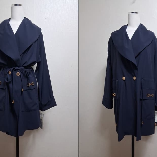 일본빈티지 SICILY 고급버전 100% 순모 춘추 금장더블버턴 사파리