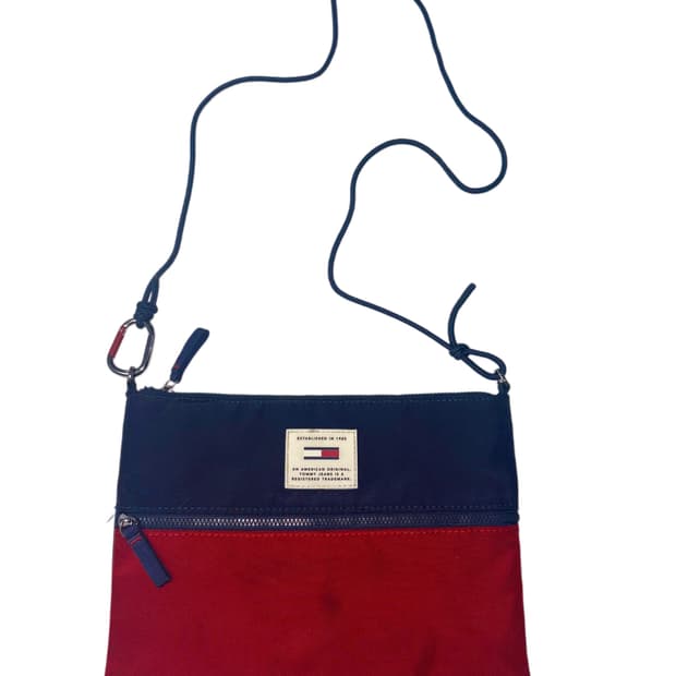 타미힐피거 2019 폴리 플랫 로고 파우치