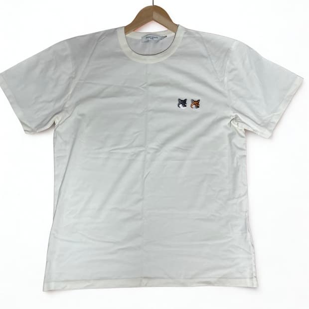 메종키츠네 더블 폭스 반팔티 L