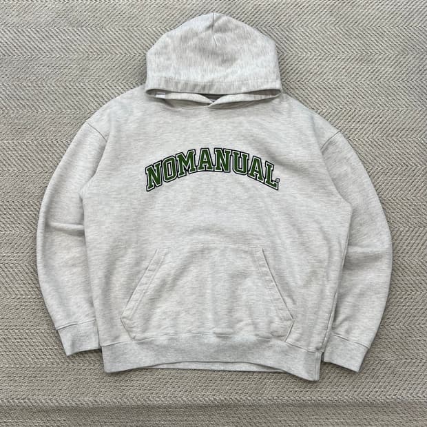 노메뉴얼 로고 후드티 r3959