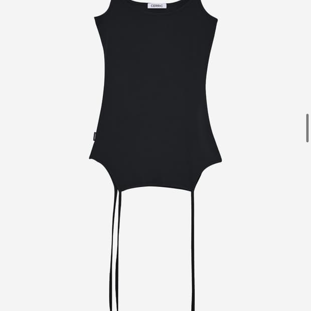 세릭 drop strap sleeveless