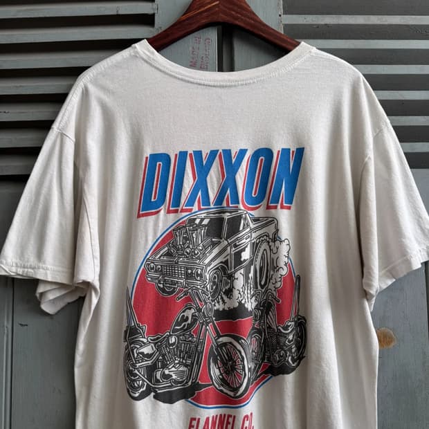 [L]USA 빈티지 DIXXON 모터사이클 티셔츠