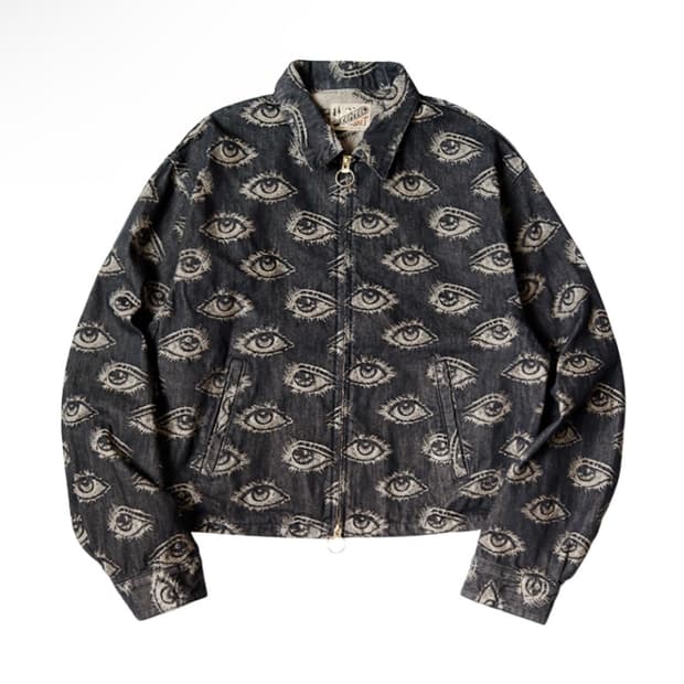 캐피탈 스피크이지 데님 자켓 블랙 4