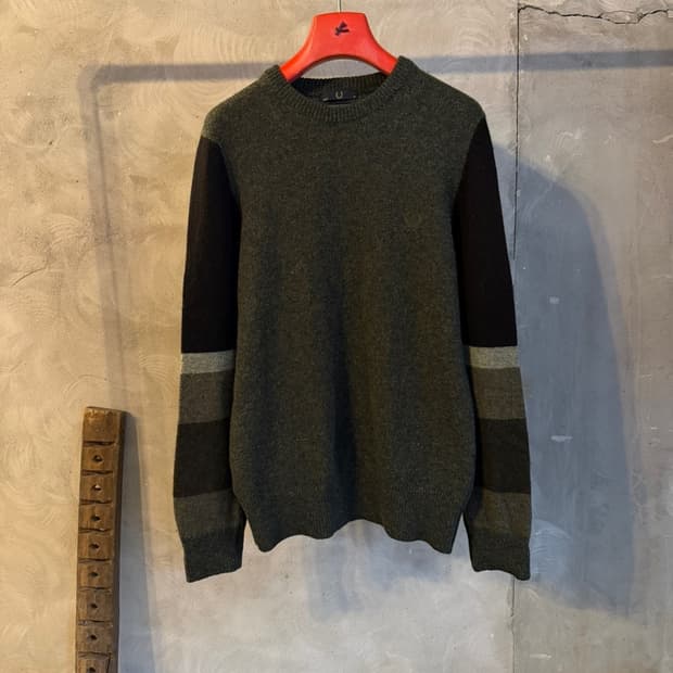 프레드페리 스코티쉬 니트 100