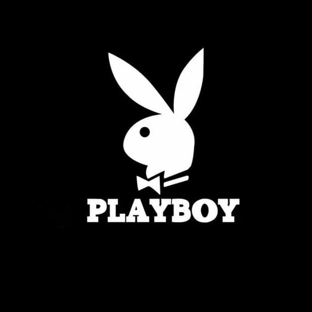 [PLAY BOY] 오버핏 베이직 빅 로고 블랙 트랙자켓