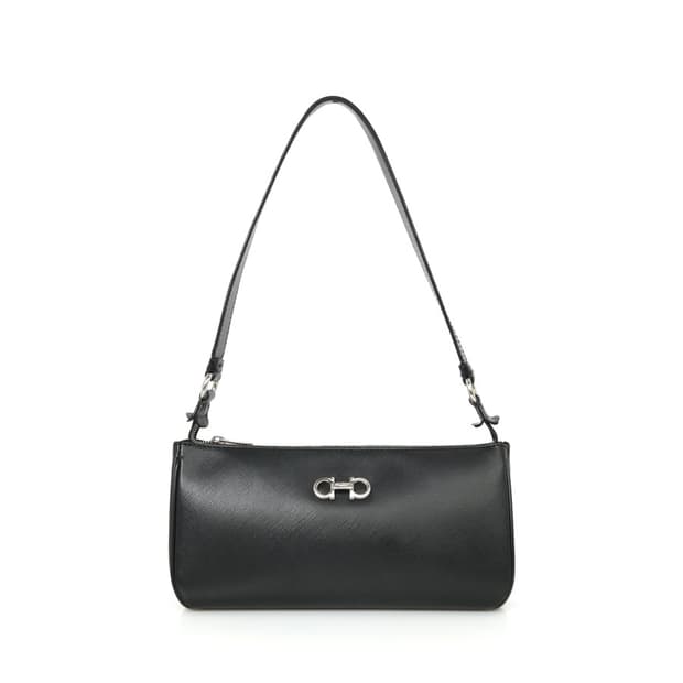 페레가모 간치니 숄더 블랙 미니 파우치백 AU-21 C368