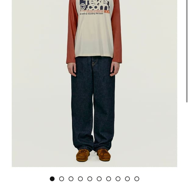 테켓 teket Folder L/S Tee Cream