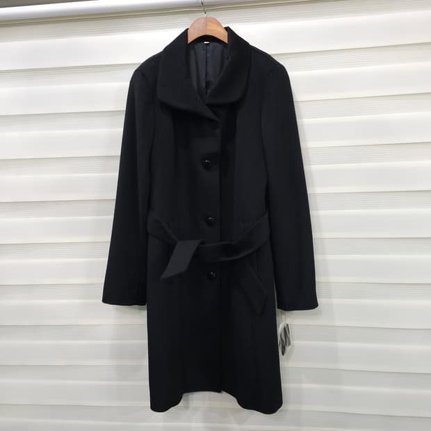 미사용품 JAPAN 빈티지 캐시미어100 코트- 우먼11