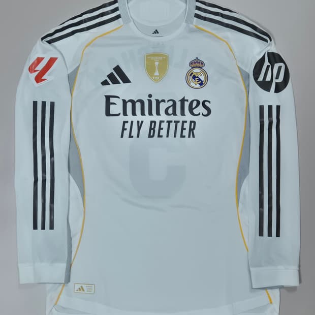 25-26 레알 홈 벨링엄 긴팔유니폼 어센틱 XL사이즈