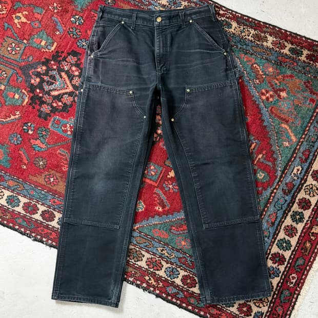 OG USA Made 칼하트 B01 더블니 팬츠 칼하트 썩블니