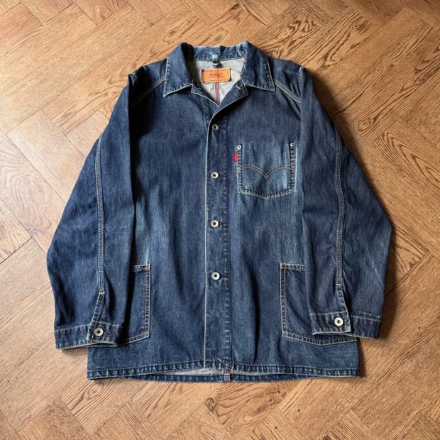 [L]리바이스 70740 빈티지 워싱 데님 커버올 자켓