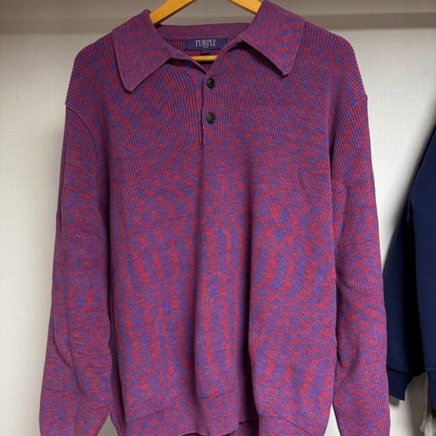 [L] 비슬로우 믹스컬러 니트