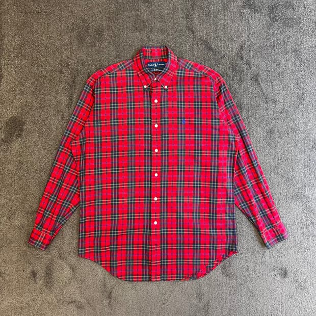 랄프로렌 체크 셔츠