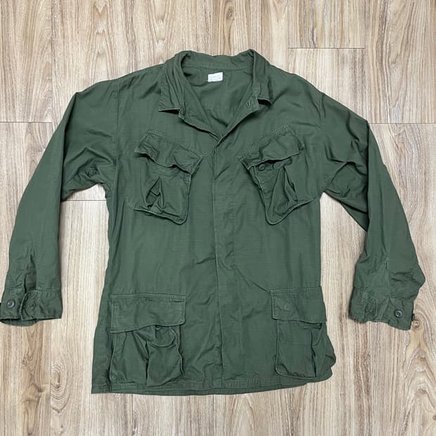미군 밀리터리 립스탑 정글 퍼티그 자켓 M/R