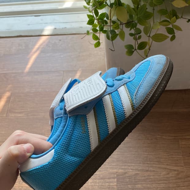 아디다스 삼바 LT 세미블루 버스트클라우드