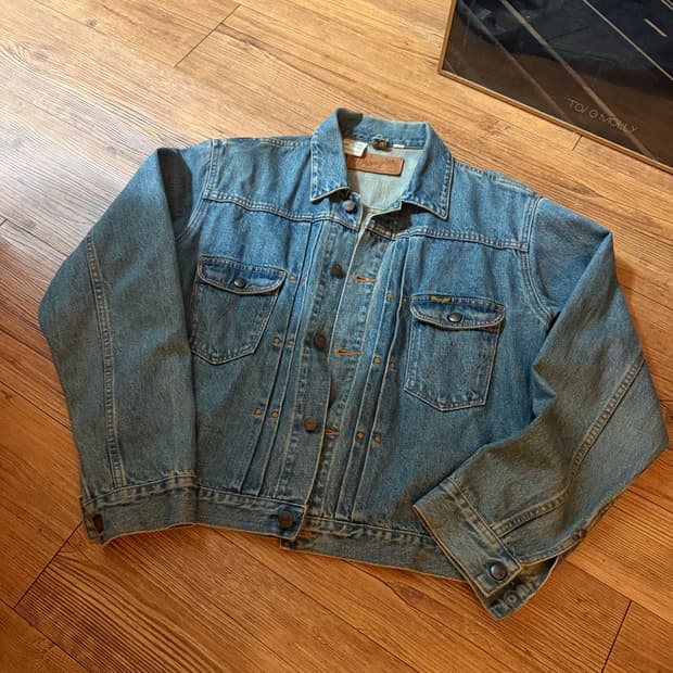 90s 랭글러(wrangler) 11MJ 블루벨 자켓 L