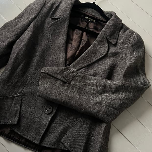 Hiroko Koshino 히로코코시노 wool jacket 울 자켓